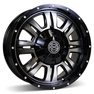 RSSW – Heritage – Black – 16″x7.5″ 10mm – Summer Wheels – AGM689HBMF